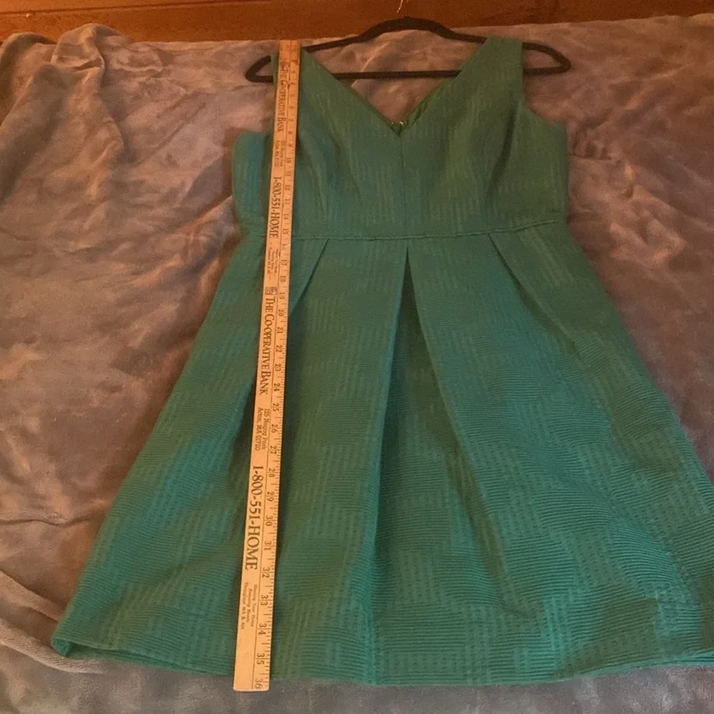 J. Crew Green Lined Size 8 Sleeveless Dress - Picture 10 of 10